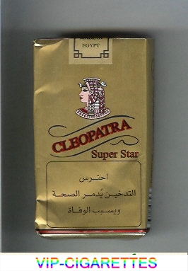 Cleopatra Super Star cigarettes gold