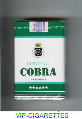 Cobra Menthol cigarettes American Blend
