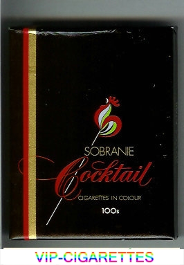 Cocktail Sobranie 100s Cigarettes in Colour