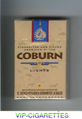 Coburn Lights cigarettes American Blend