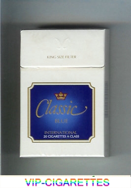 Classic Blue International cigarettes