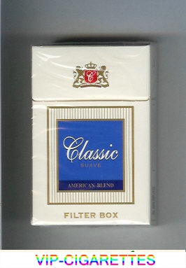 Classic Suave American Blend cigarettes filter box