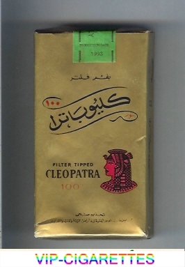 Cleopatra 100 cigarettes gold
