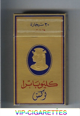 Cleopatra Luxe cigarettes gold 100s