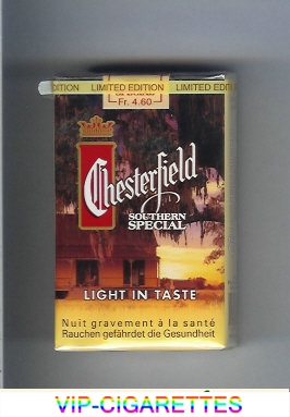 Chesterfield Southern Special Light in Taste cigarettes