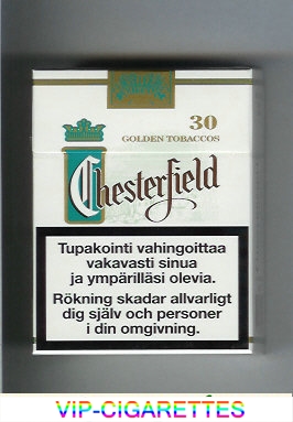 Chesterfield Classic Menthol cigarettes Golden Tobaccos 30