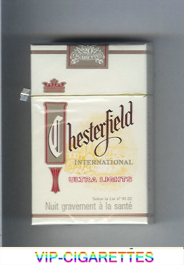 Chesterfield International Ultra Lights cigarettes