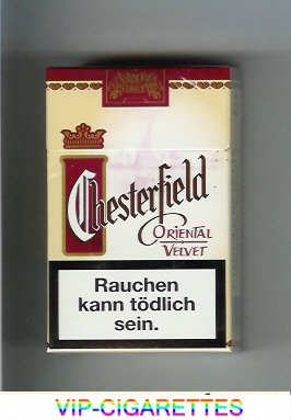 Chesterfield Oriental Velvet cigarettes