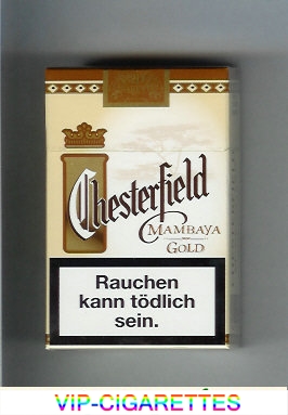 Chesterfield Mambaya Gold cigarettes