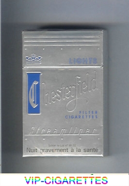 Chesterfield Streamliner Lights cigarettes