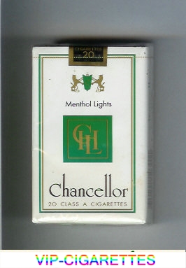 Chancellor Menthol Lights cigarettes