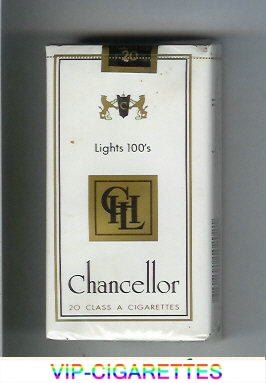 Chancellor Lights 100s cigarettes