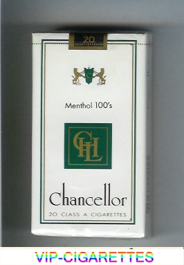 Chancellor Menthol 100s cigarettes