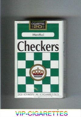 Checkers Menthol cigarettes