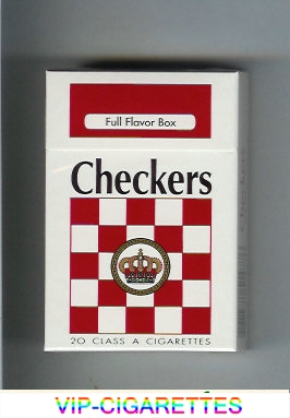 Checkers Full Flavor cigarettes