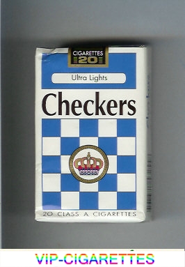 Checkers Ultra Lights cigarettes