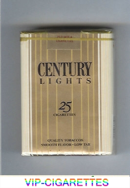 Century Lights 25 cigarettes Quality Tobaccos