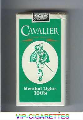 Cavalier Menthol Lights 100s cigarettes