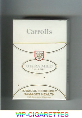 Carrolls Ultra Mild cigarettes king size