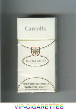 Carrolls Ultra Mild cigarettes