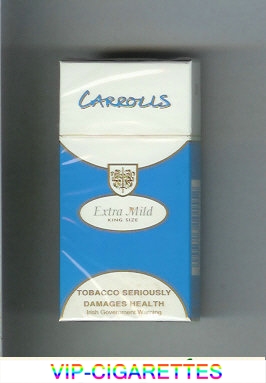 Carrolls Extra Mild cigarettes