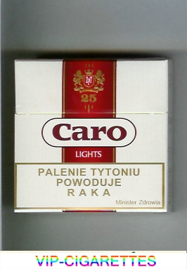 Caro Lights cigarettes 25