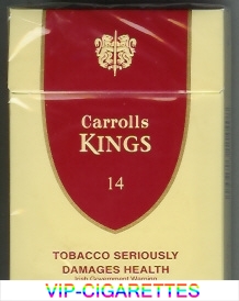 Carrolls Kings 14 cigarettes