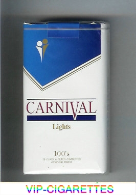 Carnival 100s Lights cigarettes