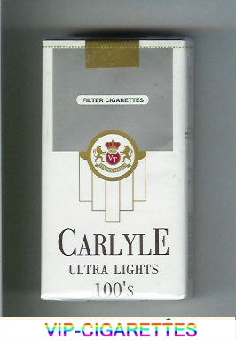 Carlyle 100s Ultra Lights cigarettes