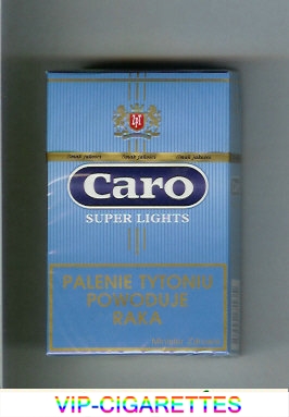 Caro Super Lights cigarettes