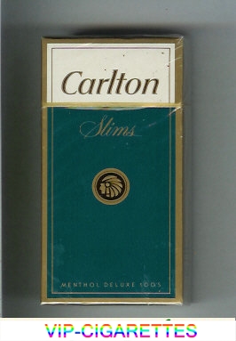 Carlton Slims Menthol Deluxe 100s cigarettes