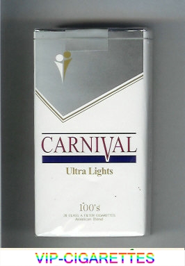 Carnival 100s Ultra Lights cigarettes