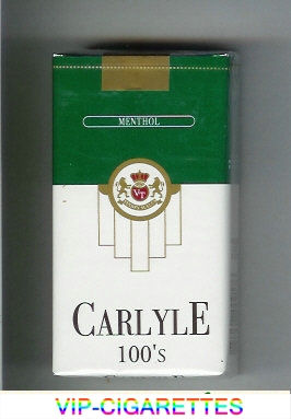 Carlyle 100s Menthol cigarettes