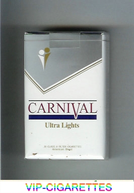 Carnival Ultra Lights cigarettes