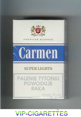 Carmen Super Lights cigarettes American Blended