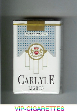 Carlyle Lights cigarettes soft box