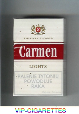 Carmen Lights American Blended cigarettes