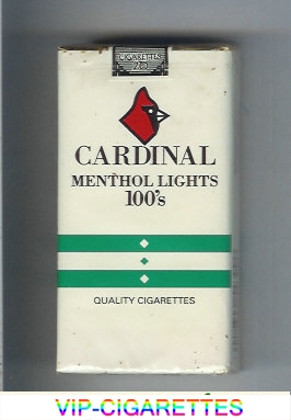 Cardinal Menthol Lights 100s cigarettes