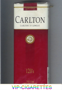 Carlton 120s cigarettes lowest Filter