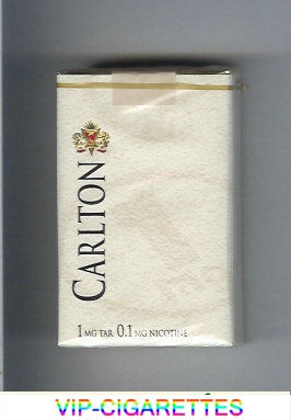 Carlton 1mg tar cigarettes soft box