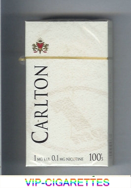 Carlton 100s cigarettes 1mg tar hard box