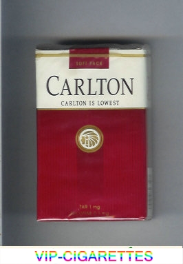 Carlton lowest cigarettes soft box