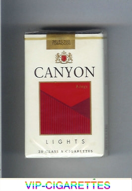 Canyon Lights cigarettes soft box