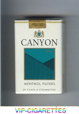 Canyon Menthol Filter cigarettes