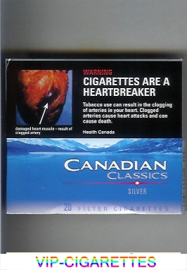 Canadian Classics Silver cigarettes