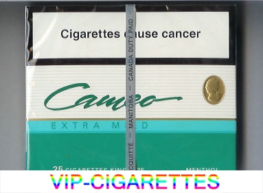 Cameo Menthol Extra Mild cigarettes canada