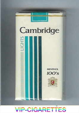 Cambridge Menthol Lights 100s cigarettes