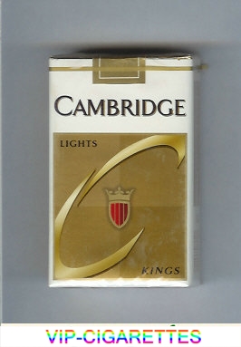 Cambridge Lights cigarettes kings soft box