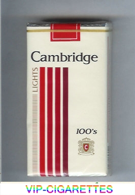 Cambridge Lights 100s cigarettes