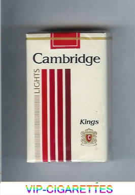 Cambridge Lights cigarettes king